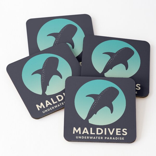 Item preview, Maldives Underwater Paradise shark circle| Tropical ocean travel  designed and sold by Peycer.