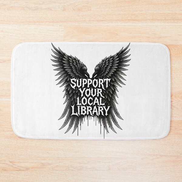 Item preview, Support Your Local Library Horror designed and sold by gear-posters.