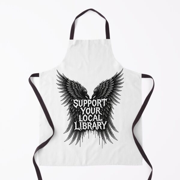 Item preview, Support Your Local Library Horror designed and sold by gear-posters.