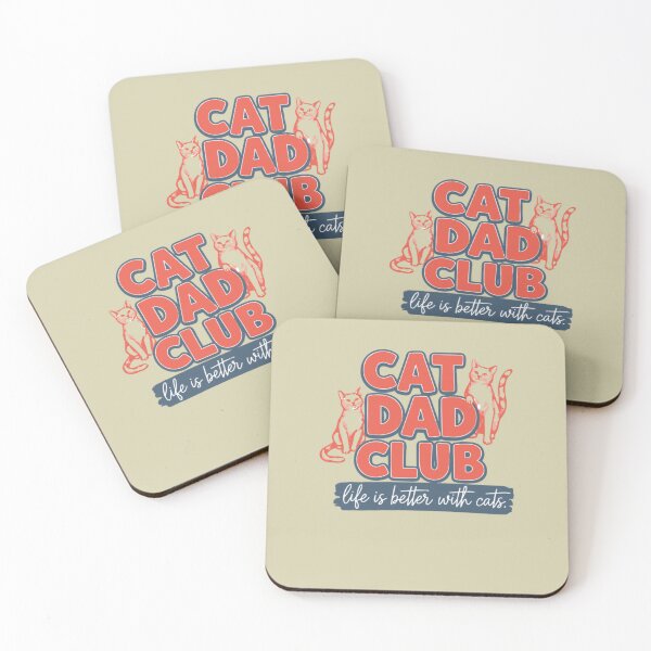 Item preview, Cat Dad Club Life is Better with Cats Father's Day Cat Dad designed and sold by FocusForStars22.