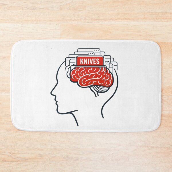 Item preview, Mind Full of Sharp Thoughts by knives designed and sold by w66aboo.