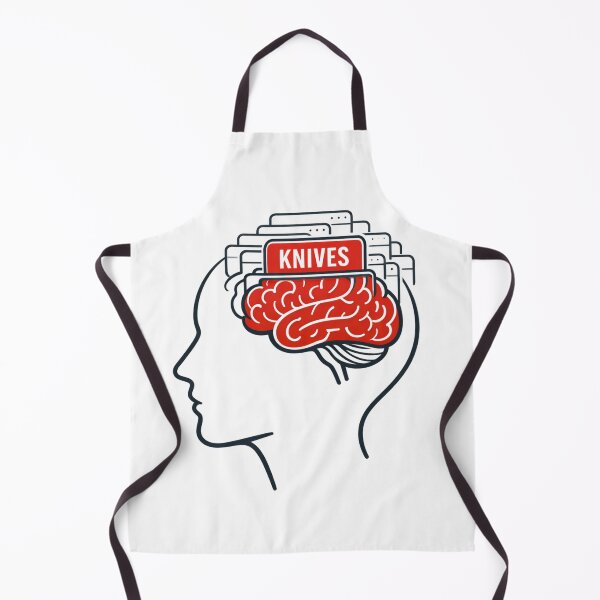 Item preview, Mind Full of Sharp Thoughts by knives designed and sold by w66aboo.
