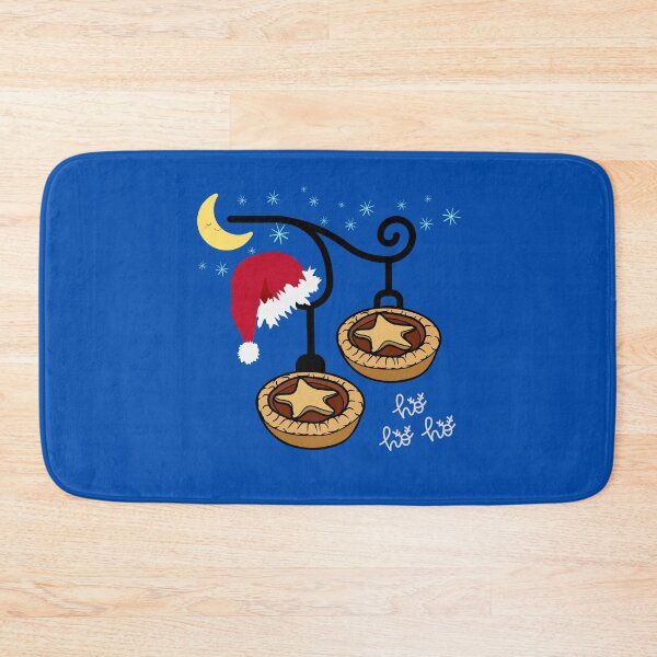 Item preview, Santa hangs his hat next to some precious mince pies. designed and sold by MPC-Mince-Pies.