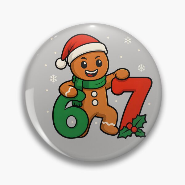 Artikelvorschau, 67 Weihnachten 6 7 Lebkuchen 6-7 Meme Sechs Sieben Jungen Kinder entworfen und verkauft von KristineLi.