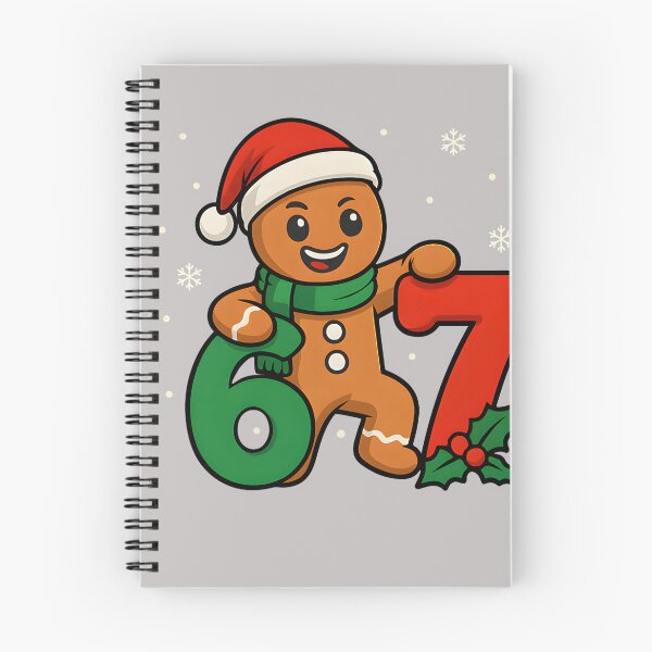 Artikelvorschau, 67 Weihnachten 6 7 Lebkuchen 6-7 Meme Sechs Sieben Jungen Kinder entworfen und verkauft von KristineLi.