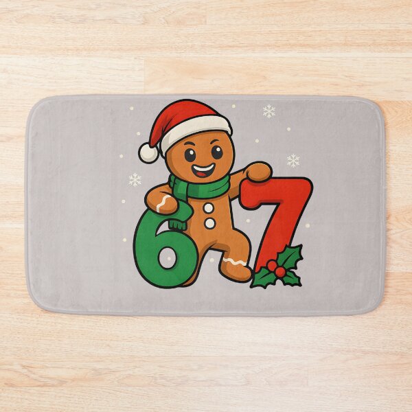 Artikelvorschau, 67 Weihnachten 6 7 Lebkuchen 6-7 Meme Sechs Sieben Jungen Kinder entworfen und verkauft von KristineLi.