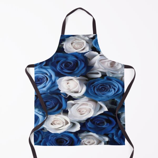 Item preview, Unique design of stunning  blue  white flowers  designed and sold by NivyasArtistry.