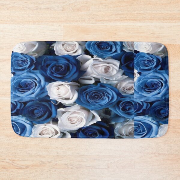 Item preview, Unique design of stunning  blue  white flowers  designed and sold by NivyasArtistry.