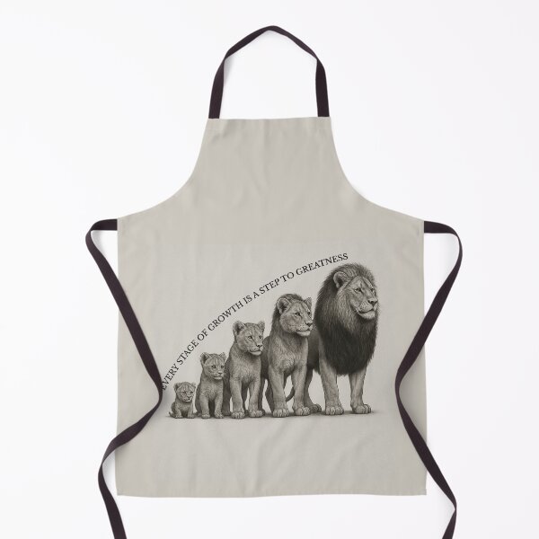 Item preview, Lion Growth Stages – Inspirational Big Cat Evolution Artwork designed and sold by GeoWild Designs.