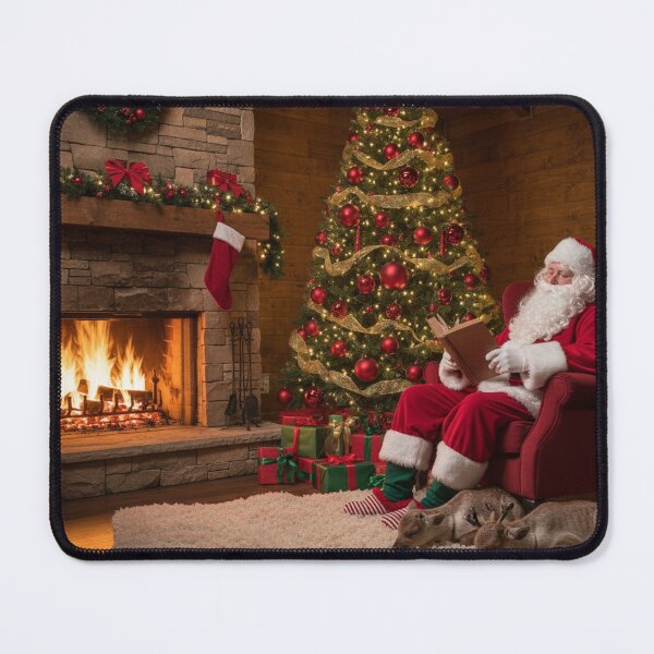 Item preview, Tired Santa Reading designed and sold by MariaTheExpert.