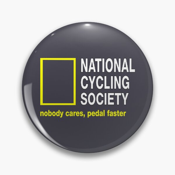 Item preview, Cycling Humor – Nobody Cares, Pedal Faster | Funny Bike Quote Sticker & Poster designed and sold by VoglR.