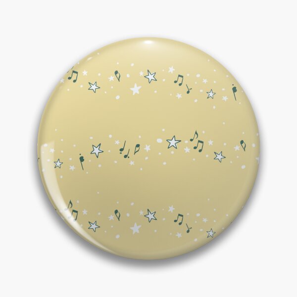 Item preview, Moonlight Dancing - Music, Stars - Yellow designed and sold by Lydia Josephine Design.