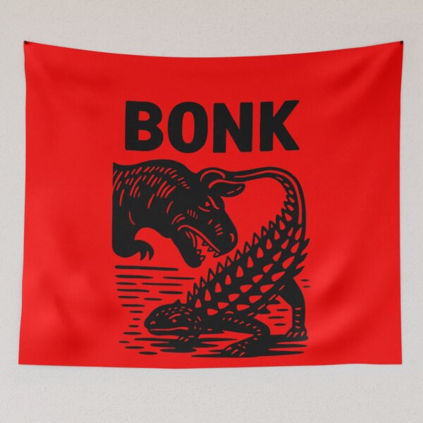 Item preview, Prehistoric Dinosaur Bonk Funny Retro Cartoon Monster Art designed and sold by FocusForStars22.