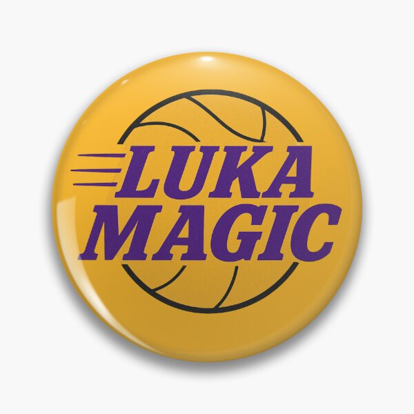 Item preview, Los Angeles Luka magic #77 Basketball Shirt Basketball Sticker Purple and Gold designed and sold by LAKERSIN5.