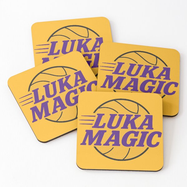 Item preview, Los Angeles Luka magic #77 Basketball Shirt Basketball Sticker Purple and Gold designed and sold by LAKERSIN5.