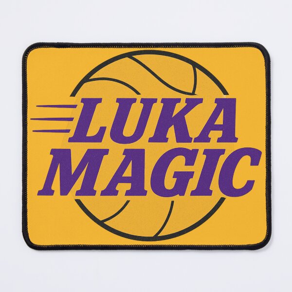 Item preview, Los Angeles Luka magic #77 Basketball Shirt Basketball Sticker Purple and Gold designed and sold by LAKERSIN5.