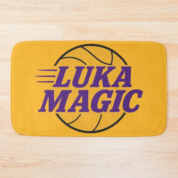 Item preview, Los Angeles Luka magic #77 Basketball Shirt Basketball Sticker Purple and Gold designed and sold by LAKERSIN5.