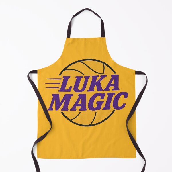 Item preview, Los Angeles Luka magic #77 Basketball Shirt Basketball Sticker Purple and Gold designed and sold by LAKERSIN5.