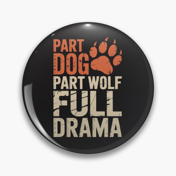 Artikelvorschau, Teils Hund, teils Wolf, volles Drama entworfen und verkauft von 123ks.