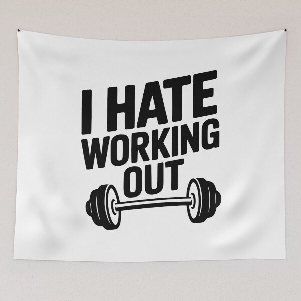 Item preview, I Hate Working Out designed and sold by Frank Ring.