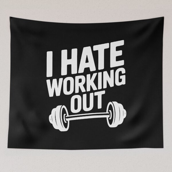 Item preview, I Hate Working Out designed and sold by Frank Ring.