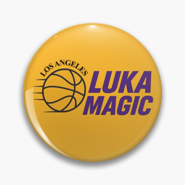 Item preview, Los Angeles Luka magic #77 Basketball Shirt Basketball Sticker Purple and Gold designed and sold by LAKERSIN5.