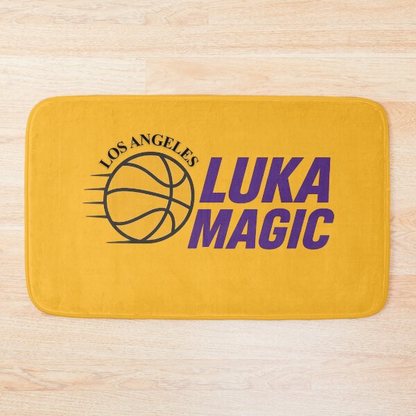Item preview, Los Angeles Luka magic #77 Basketball Shirt Basketball Sticker Purple and Gold designed and sold by LAKERSIN5.