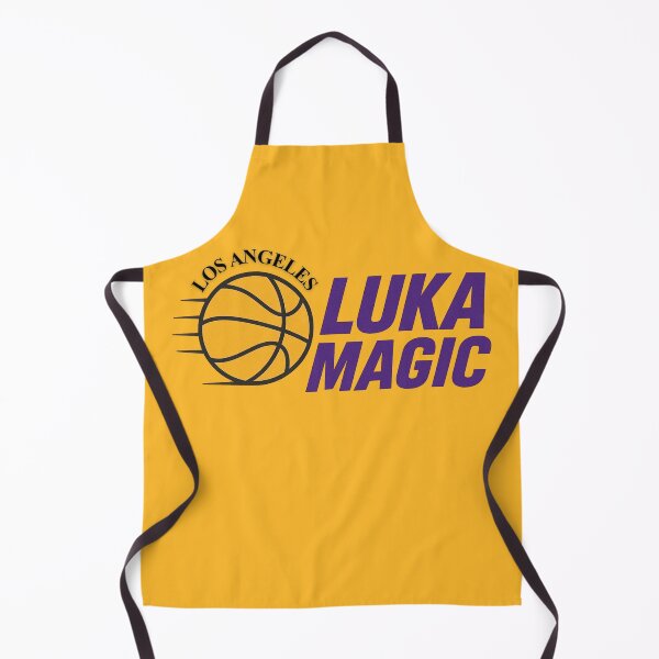 Item preview, Los Angeles Luka magic #77 Basketball Shirt Basketball Sticker Purple and Gold designed and sold by LAKERSIN5.