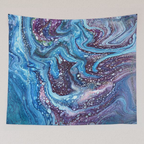 Item preview, Ladies Choice 2 Wild Blue Purple Abstract designed and sold by Doug  Siegel.