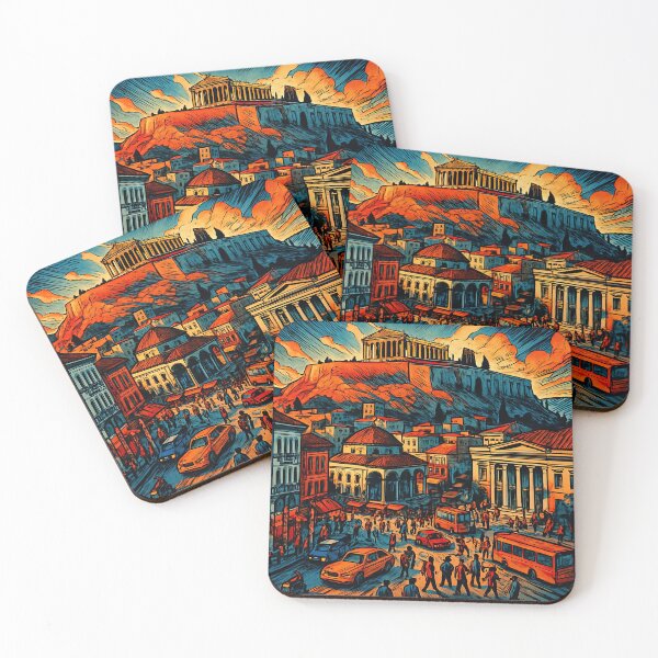 Item preview, Athens, city | Comics style - Cartoon designed and sold by ComicsFactory.