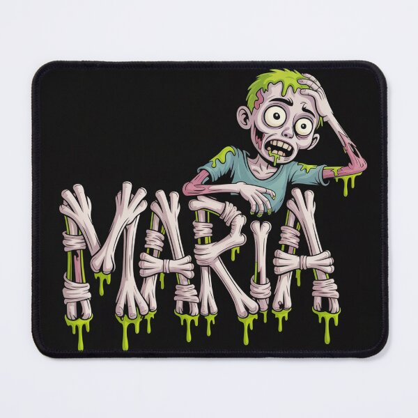 Item preview, Zombie Boy Maria Bone Font Halloween Design designed and sold by Felvixbd.