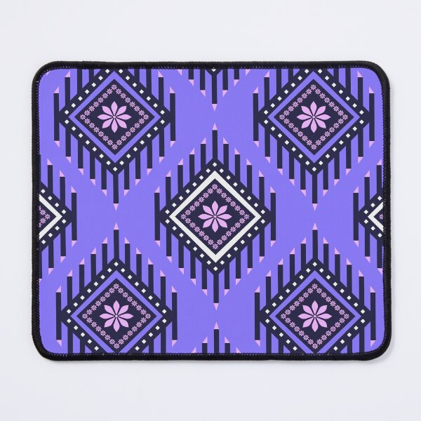 Item preview, Ethnic Diamond Pattern | Purple Indigo Pink Hmong Style Geometric Print designed and sold by Modular Prints.