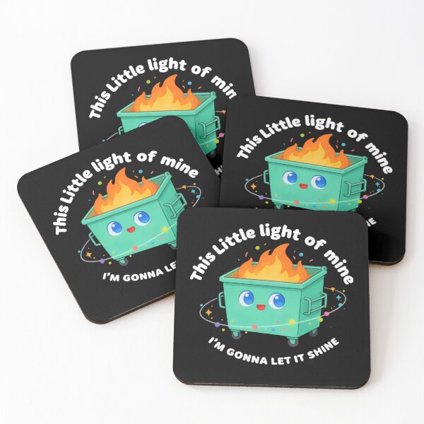 Item preview, This Little Light Of Mine I'm Gonna Let It Shine Dumpster Fire Response Team Cozy Chaos designed and sold by SkeletonsDanger.