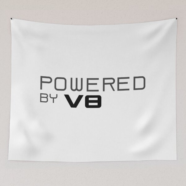 Item preview, Powered by V8 | Muscle Car Engine Graphic for Car Lovers & Gearheads designed and sold by TorqueThread.