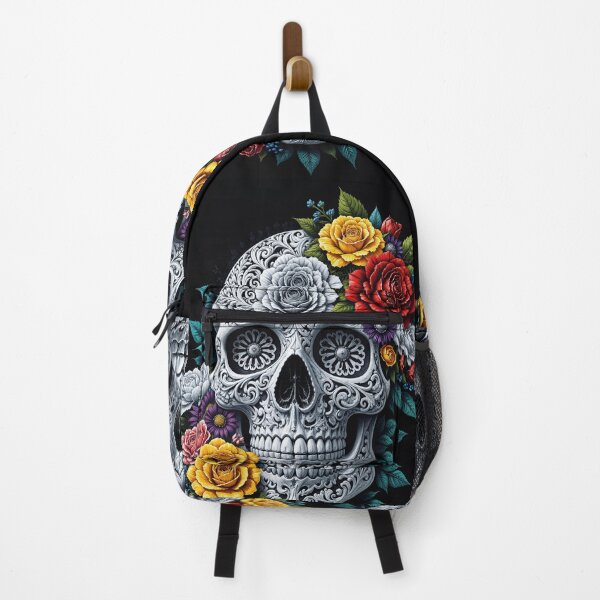 Item preview, Porcelain Skull Blooming with Roses designed and sold by Grafititee.