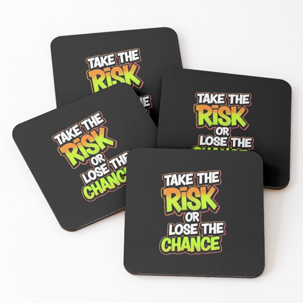Item preview, Take The Risk or Lose The Chance - Bold Motivational designed and sold by DraftNDreamShop.