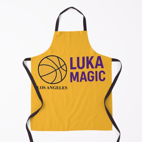 Item preview, Los Angeles Luka magic #77 Basketball Shirt Basketball Sticker Purple and Gold designed and sold by LAKERSIN5.