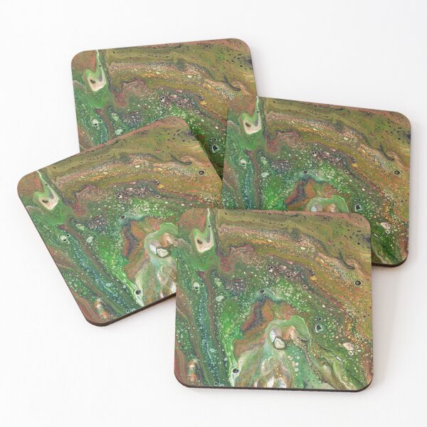 Item preview, Made In Heaven 3 Natural Green Geode Abstract designed and sold by Doug  Siegel.
