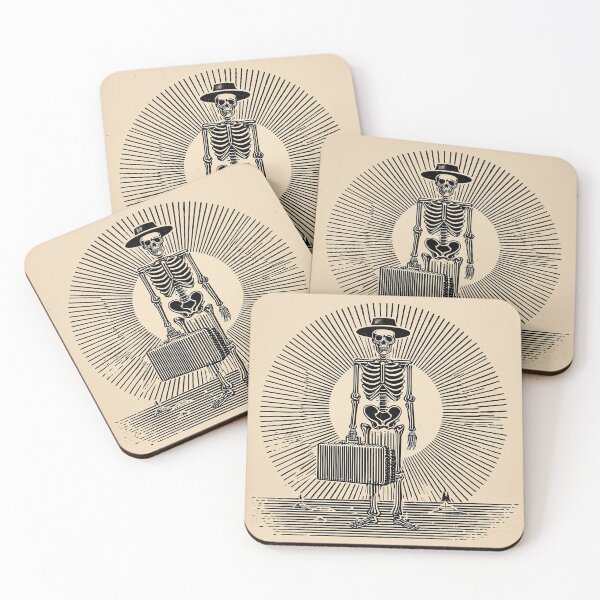 Item preview, Skeleton Traveler with Suitcase designed and sold by lautir.