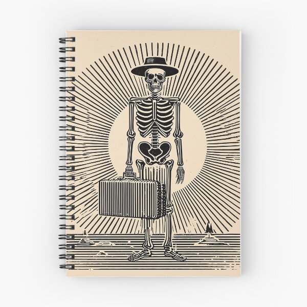 Item preview, Skeleton Traveler with Suitcase designed and sold by lautir.