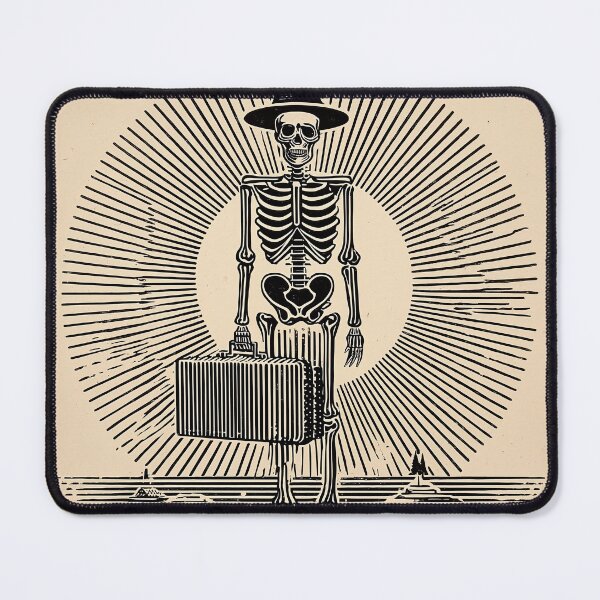 Item preview, Skeleton Traveler with Suitcase designed and sold by lautir.