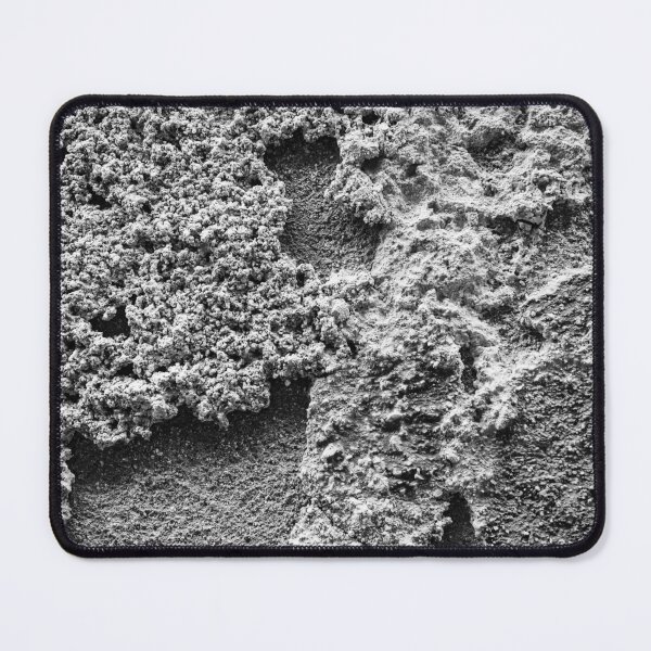 Item preview, Rough Concrete Surface Texture in Monochrome – Closeup of Cracked, Crumbly Gray Material, Industrial Texture Detail designed and sold by Nmallia.