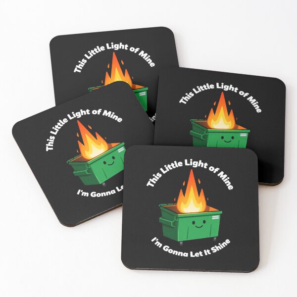 Item preview, This Little Light Of Mine I'm Gonna Let It Shine Dumpster Fire Response Team Emotional Whirlwind designed and sold by SkeletonsDanger.