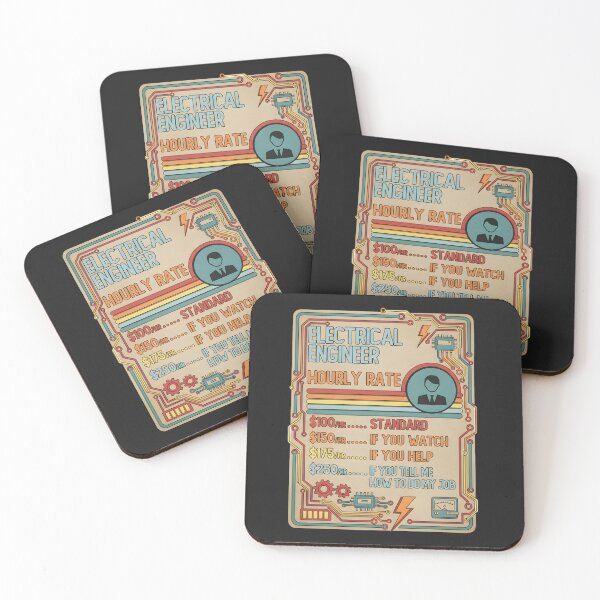 Item preview, Electrical Engineer Hourly Rate Funny Job Humor designed and sold by hexenor.