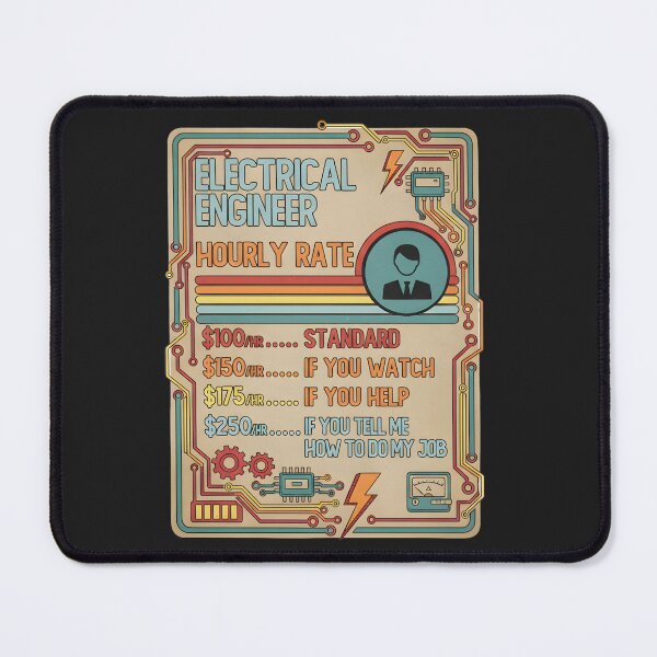 Item preview, Electrical Engineer Hourly Rate Funny Job Humor designed and sold by hexenor.
