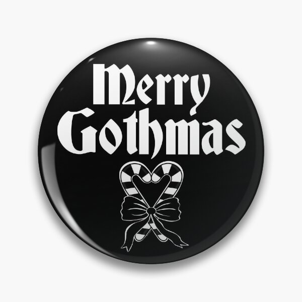 Item preview, Merry Gothmas Black and White Candy Cane Heart designed and sold by ArtVixen.