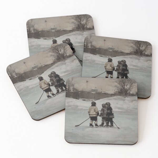 Item preview, Children Playing Hockey on Ice designed and sold by lautir.