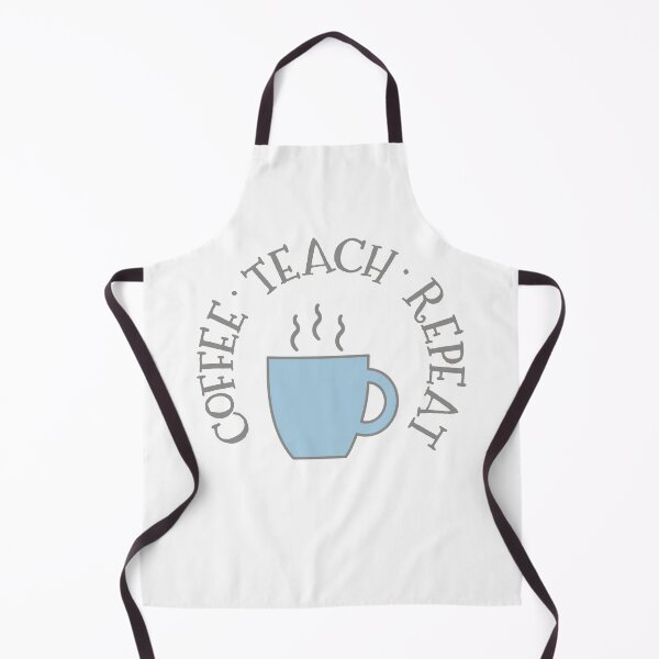 Item preview, Coffee Teach Repeat circle 2 designed and sold by Think4Prints.
