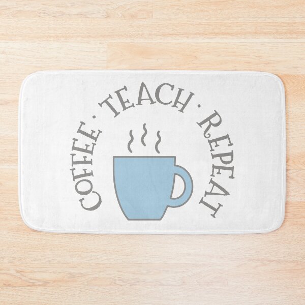 Item preview, Coffee Teach Repeat circle 2 designed and sold by Think4Prints.