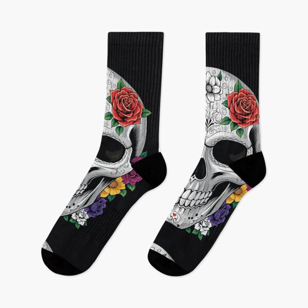 Item preview, Porcelain Skull Blooming with Roses designed and sold by Grafititee.